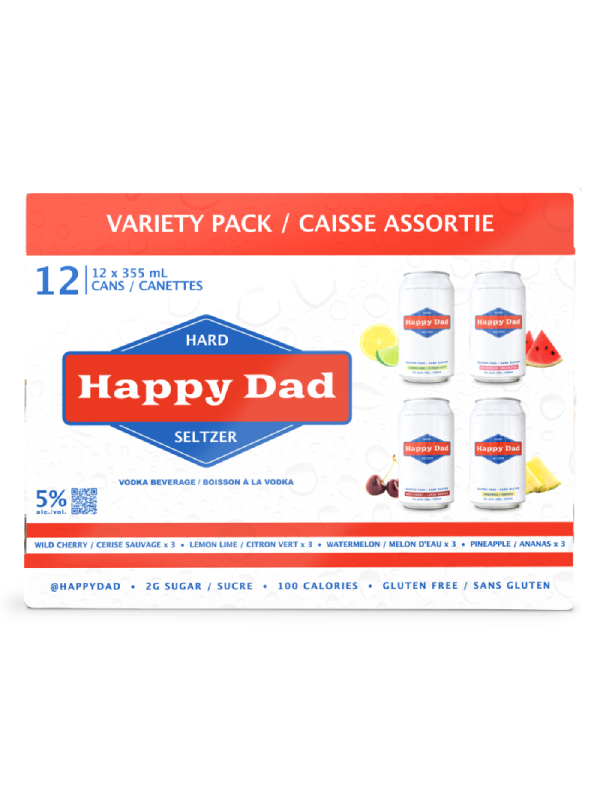 Happy Dad Hard Seltzer Variety Pack