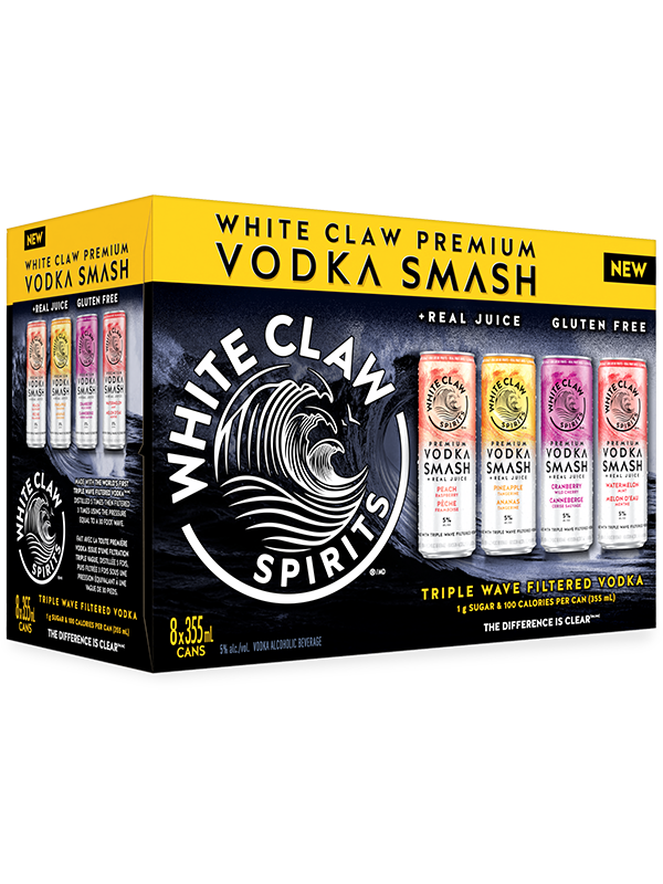 White Claw Vodka Smash Mix 8pk
