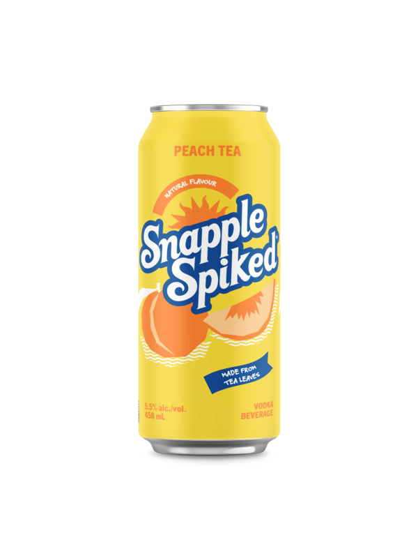 Snapple Spiked Tea Peach 458ml Dom