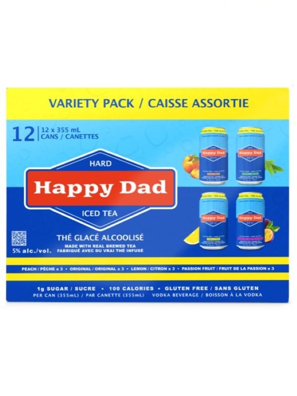 Happy Dad Hard Iced Tea Variety Pack