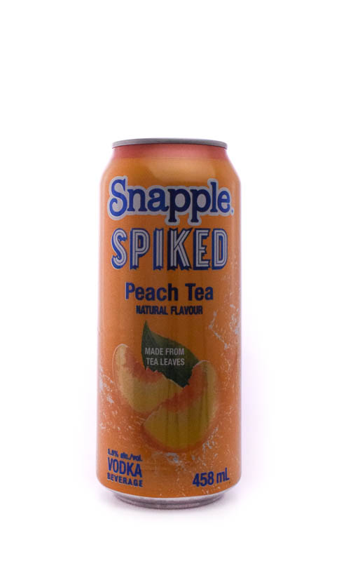 Snapple Spiked Peach Tea Vodka Beverage