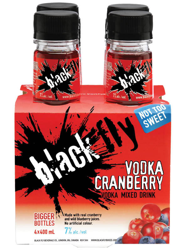 Black Fly Vodka Cranberry