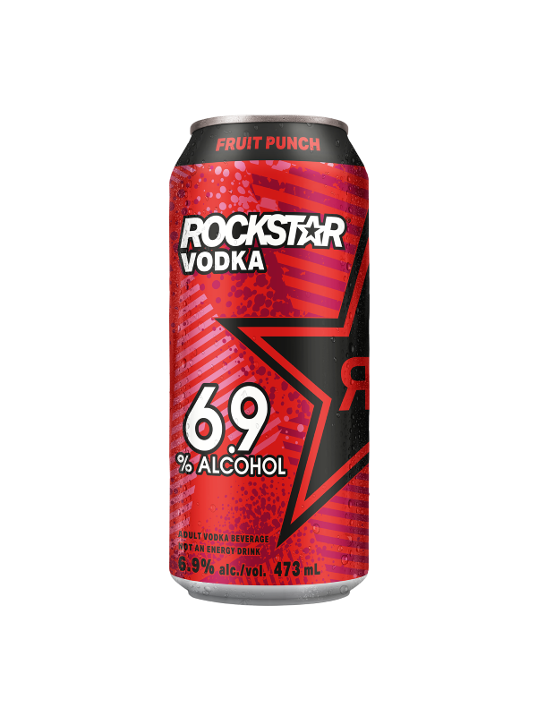 Rockstar + Vodka Fruit Punch 473ml