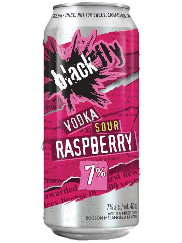 Black Fly Vodka Sour Raspberry