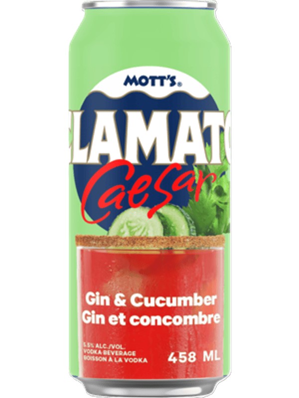Mott'S Clamato Cucumber Gin Caesar