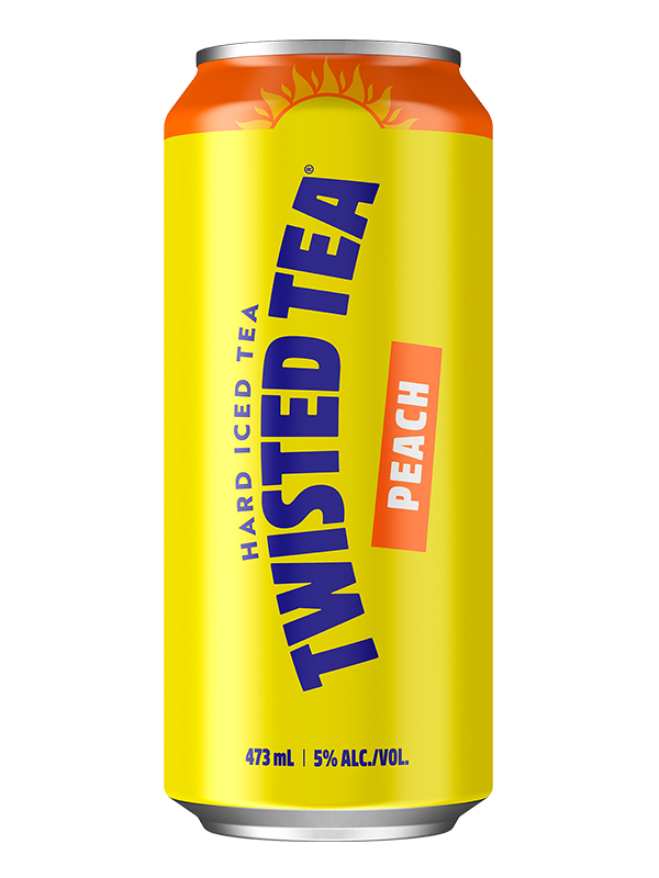 Twisted Tea Peach Tall Can