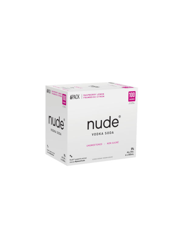 Nude Vodka Soda Raspberry Lemon