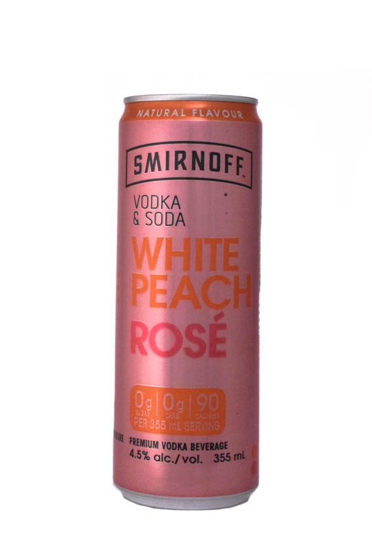 Smirnoff Vodka & Soda White Peach Rose
