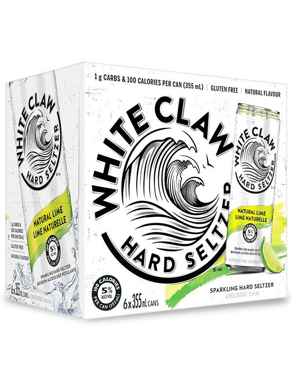 White Claw Natural Lime 6 Pack