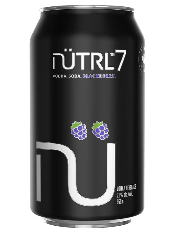 Nutrl Vodka Soda 7% Blackberry