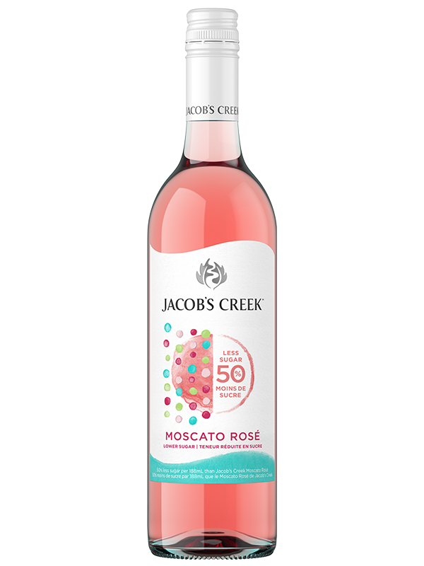 Jacobs Creek Moscato Rose Lower Sugar