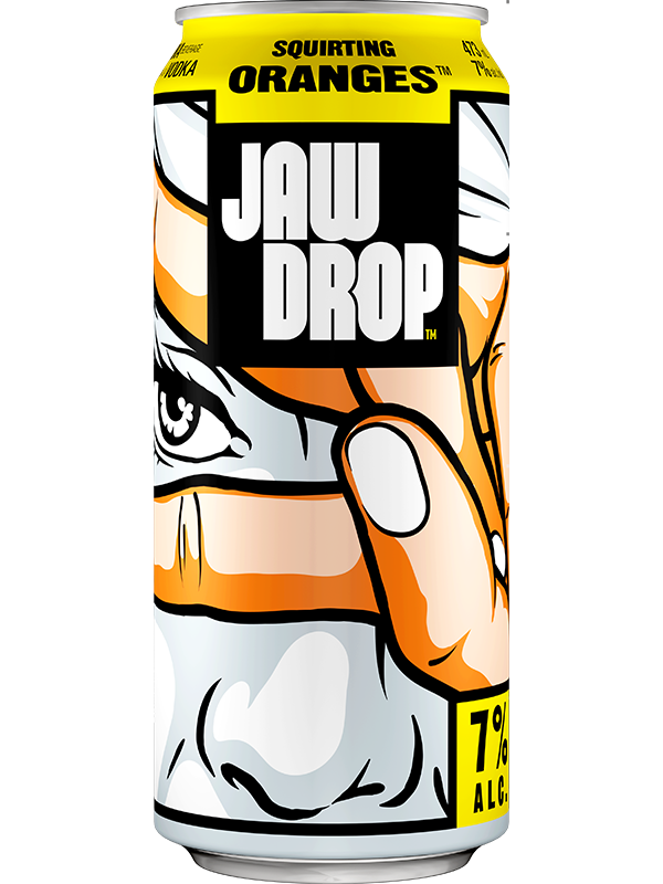 Jaw Drop Squirting Oranges Tall Can