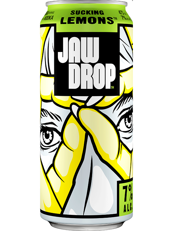 Jaw Drop Sucking Lemons Tall Cans