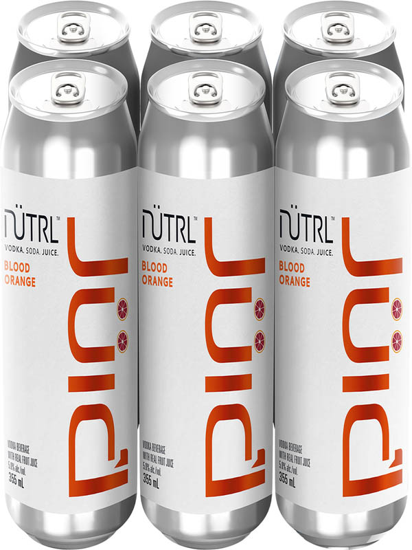 Nutrl Juic'D Vodka Soda Blood Orange