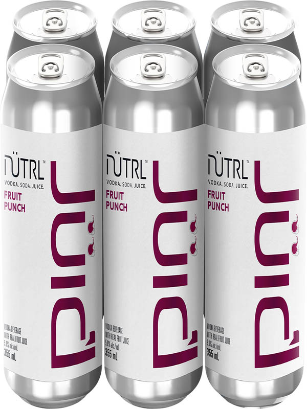 Nutrl Juic'D Vodka Soda Fruit Punch