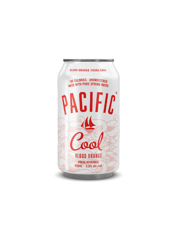 Pacific Cool Blood Orange Vodka Soda