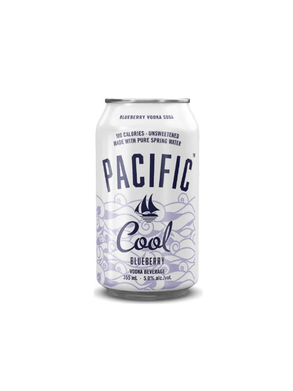 Pacific Cool Blueberry Vodka Soda