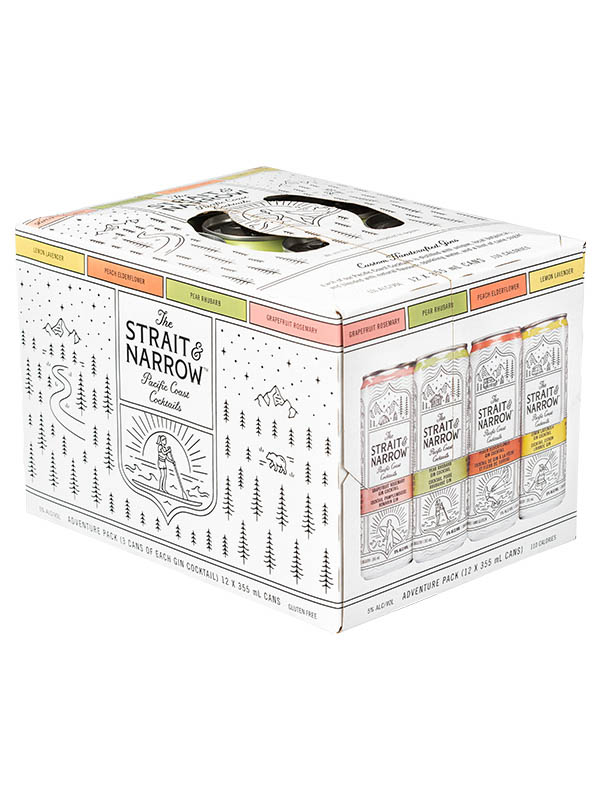 Strait & Narrow Adventure Gin Mixed 12pk