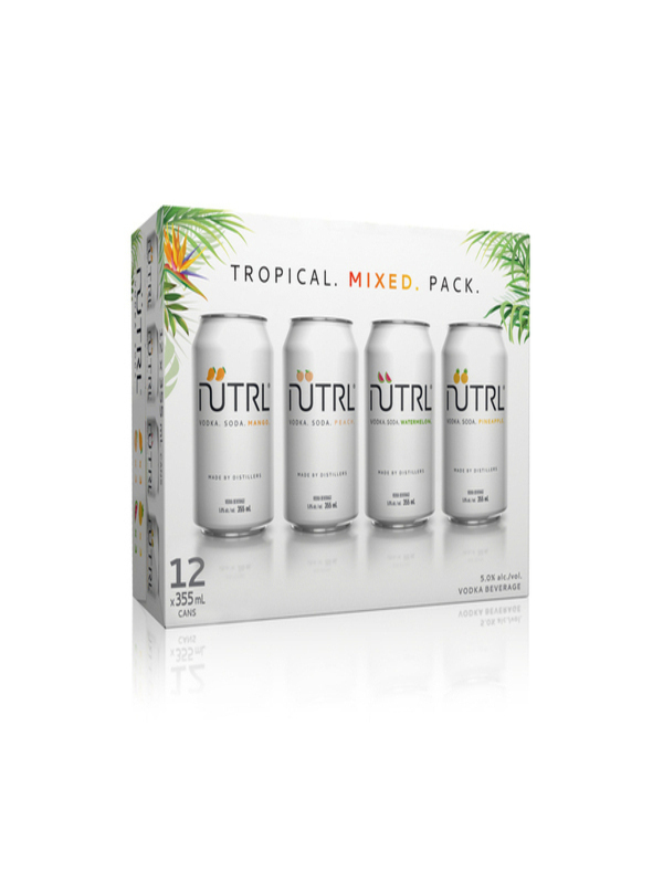 Nutrl Tropical Mixer 12x355ml