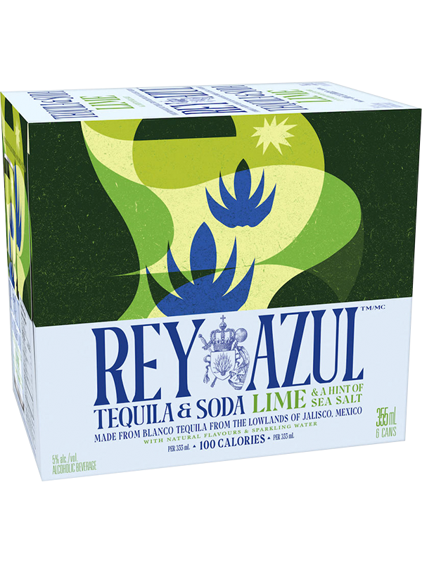 Rey Azul Tequila & Soda Lime & Sea Salt